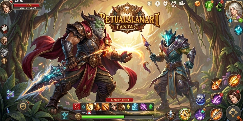 Tampilan screenshot utama API36 menampilkan aksi gameplay RPG yang mendebarkan.