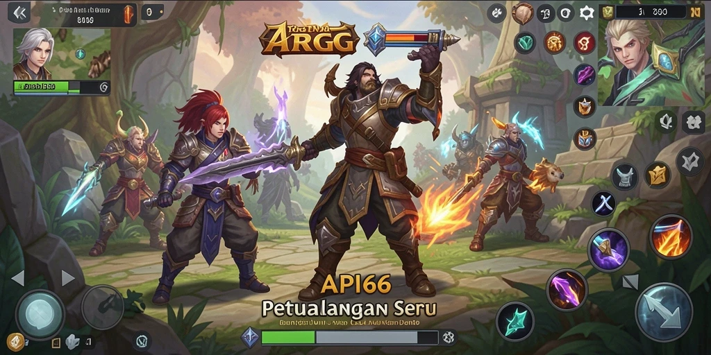 Tampilan gameplay seru dalam petualangan ARPG.