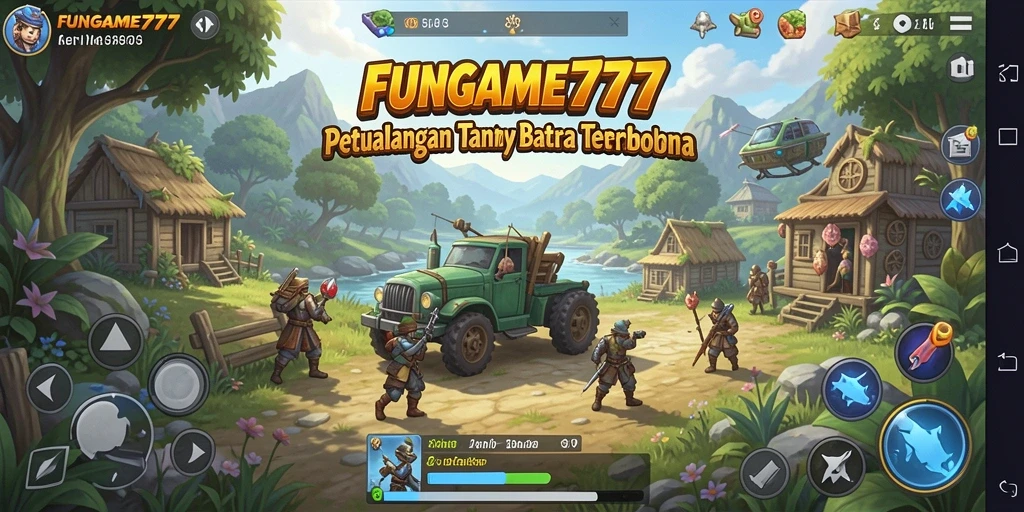 Gameplay mendebarkan dalam dunia terbuka FUNGAME777 yang luas.