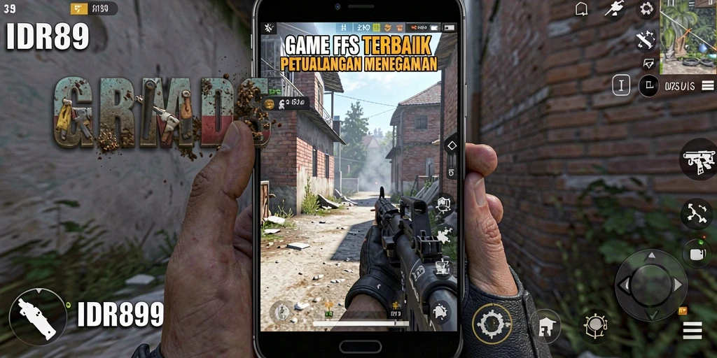 Screenshot utama IDR89 menampilkan aksi menegangkan dalam gameplay FPS.