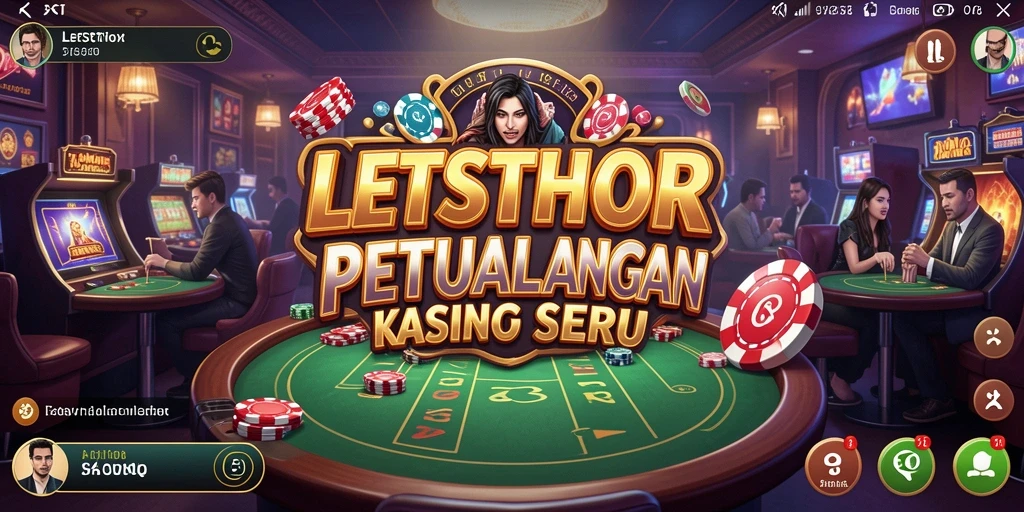 Tampilan menarik dari gameplay Kasino di LETSTHOR.