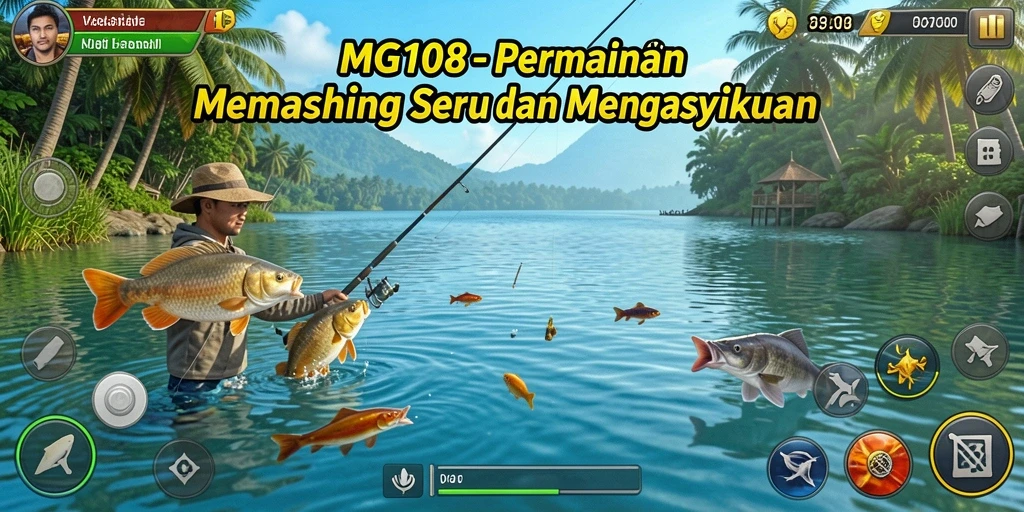 Tampilan permainan memancing yang seru dan menarik di MG108.