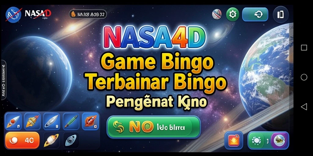 Gameplay seru dalam aplikasi Bingo NASA4D yang memikat.