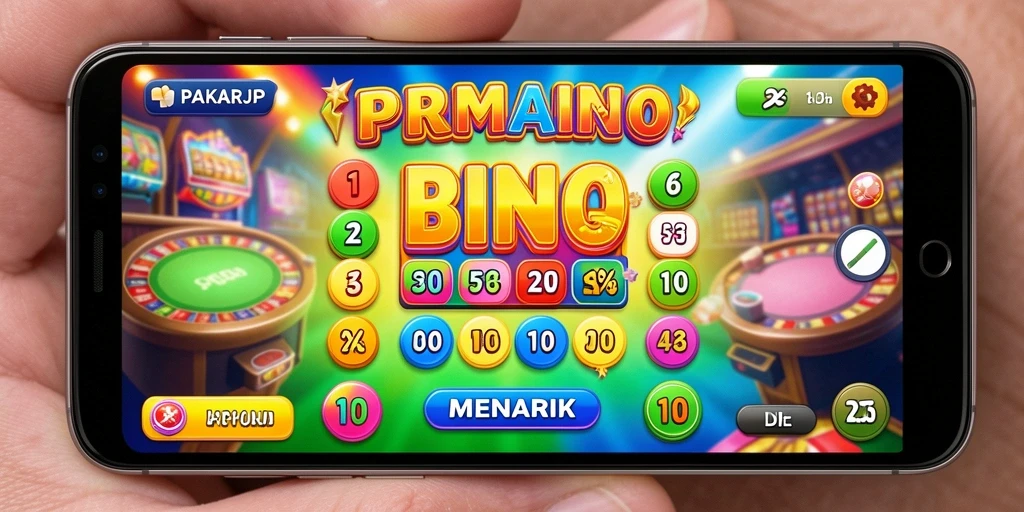 Screenshot utama PAKARJP menampilkan gameplay seru Bingo yang menarik.