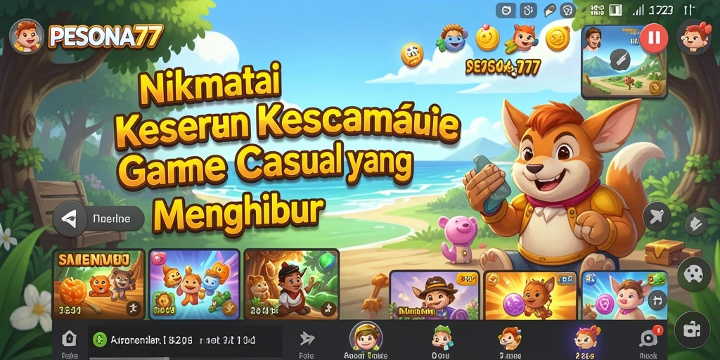 Tampilan gameplay seru di PESONA77 yang menghibur.