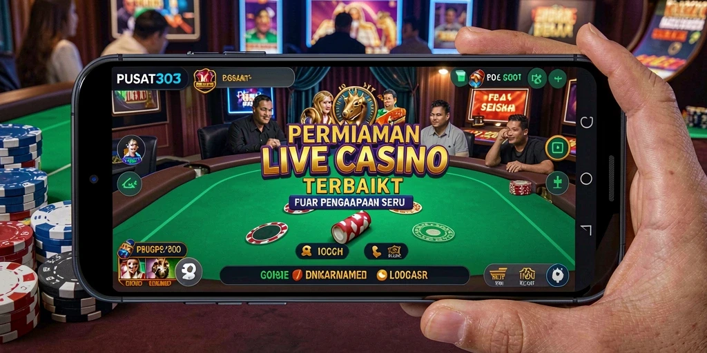 Screenshot gameplay PUSAT303 Live Casino yang menarik dan interaktif.