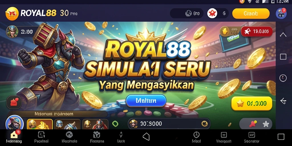 Tangkapan layar menunjukkan gameplay yang menarik dan interaktif di ROYAL88.