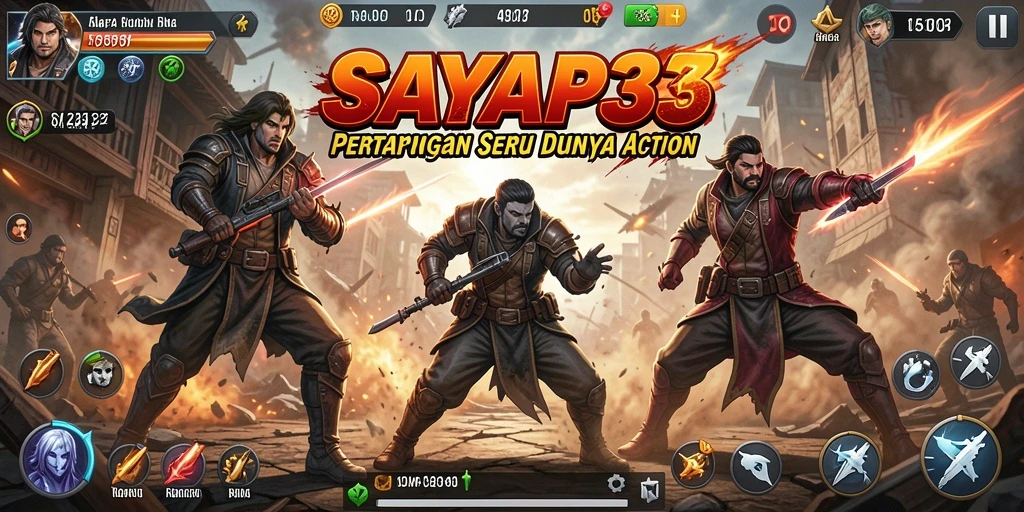 Tampilan gameplay SAYAP33 yang intens dan menarik.